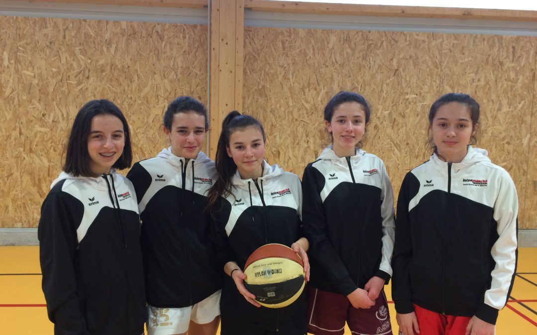 Les Basketteuses, 3èmes à la phase Régionale  de la Coupe de France Promo.