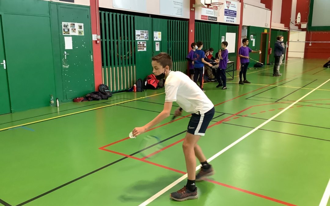 Compétition de badminton